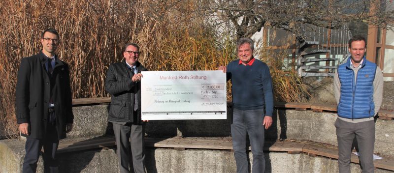 Stiftung des Norma-Gründers Manfred Roth spendet 2.000 €