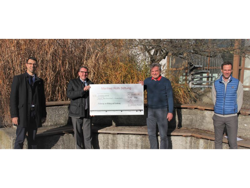 Stiftung des Norma-Gründers Manfred Roth spendet 2.000 €